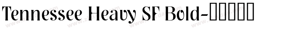 Tennessee Heavy SF Bold字体转换